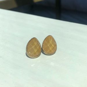 Teardrop Stud Earrings